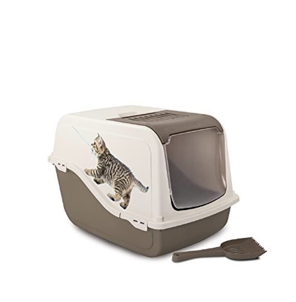 croci Toilette Playful Cat Litter Tray, 57 x 39 x 38 cm, Morgana