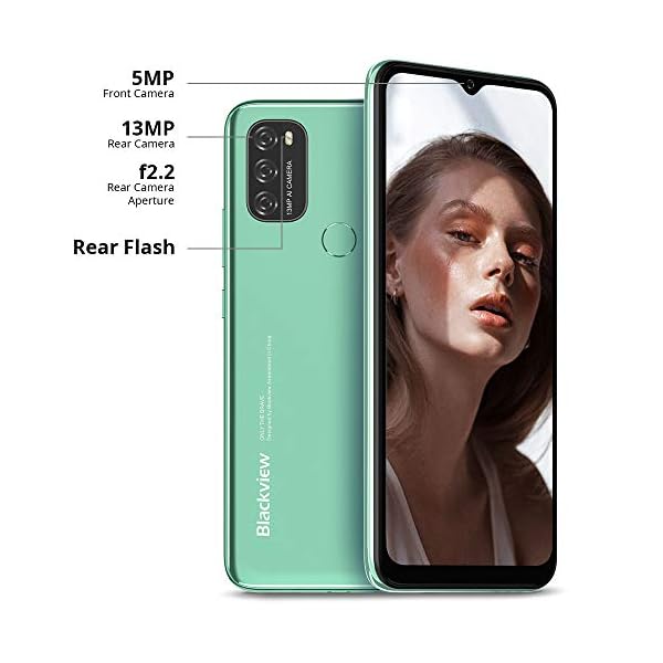 Mobile-Phone-Blackview-A70-Smartphone-SIM-Free-Android-11-Phone-Unlocked-5380mAh-Battery-6517-inch-HDScreen-Octa-Core-3GB-RAM-32GB-ROM-13MP-Triple-Camera-Dual-SIM-phone-Green Blackview Android 11 Mobile Phones Sim Free Unlocked, A70 (2021) 5380mAh 4G Dual Sim Phone, 3+32GB/256GB Extension, 13MP…