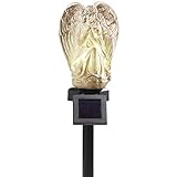 Collections Etc Solar Praying Angel Garden Decor Yard Stake
