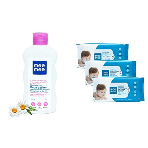 Mee Mee Nourishing Baby Lotion infused with Chamomile and Fruit