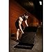 Harbinger 3 Part Tri-Fold Exercise Gym Mat, 2-Inch, Black