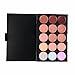 Susenstone20 pcs/set Makeup Brush Set (15 Colors Concealer + 20 BRUSH)