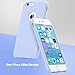 GWL iPhone 6S Case, iPhone 6 Case, Ulak Silicone Slim Drop Protection with Free Tempered Screen Protector，Purple