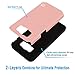 Galaxy S8 Active Case, MP-MALL [Dual Layer] [Shock Absorbent] Armor Hybrid Defender Anti-Drop Rugged Protective Shockproof Case Cover For Samsung Galaxy S8 Active (Rose Gold)