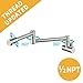 KES Pot Filler Faucet Lead Free Stainless Steel Double Joint Swing Arm and 360 Degree Rotating Aerator Kitchen Sink Faucet Wall Mount Brushed Finish, KN9250-BS