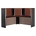 Bush Business Furniture Series A Collection 48W Corner Hutch in Hansen Cherry