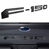 Tailgate Insert Letters for Ford F150 2018 2019 2020 - 3M Adhesive & 3D Raised Tailgate Decal Letters - Matte Black