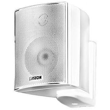 Canton Plus MX.3 2-Wege Regallautsprecher, 40/70 Watt, weiß hochglanz (Paar)