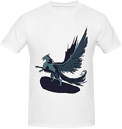 ACUWAU 2016 Mythical Creature Mens Crew Neck T Shirts White