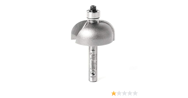 Amana Tool - 49112 Carbide Tipped Cove 3/8 Radius X 1-1/8 Dia X 9/16 X 1/4"  Shank - Edge Treatment And Grooving Router Bits - Amazon.com