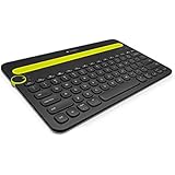Logitech K480 - Teclado inal&aacute;mbrico (Bluetooth, QWERTZ Alem&aacute;n), negro