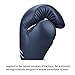 Trideer Pro Grade Boxing Gloves for Men & Women, Kickboxing Bagwork Gel Sparring Training Gloves, Muay Thai Style Punching Bag Mitts, Fight Gloves (Midnight & Blue, 16 oz)