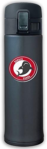 Xiazw5 Insulated Water Bottle Shark 500ml Double Walled Stainless Steel Commuter Vacuum Water Cup Mug Thermos Keeps Cold And Hot
