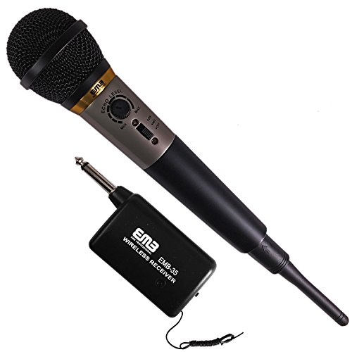 EMB Professional EMB-35 Dual-Purposes Wire/Wireless Undirectional Dynamic Handheld Microphone w/ Echo Level