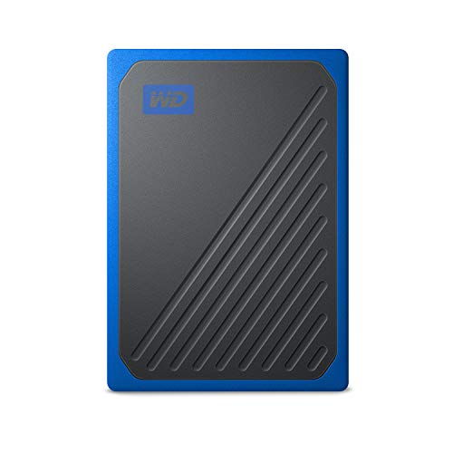 almacenamiento externo portátil wd my passport go ssd cobalt de 500 gb, usb 3.0 - wdbmcg5000abt-wesn