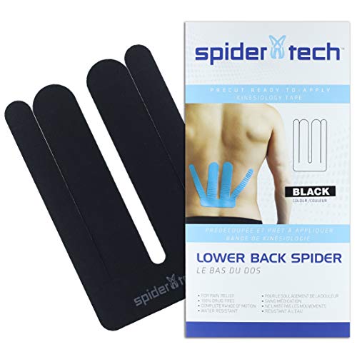 Spidertech Lower Back PreCut Kinesiology Tape WaterResistant and