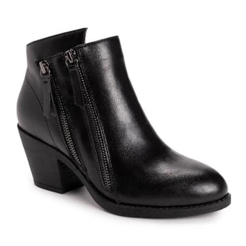 MUK LUKS Women's Yellowstone Yardley, Black, 11