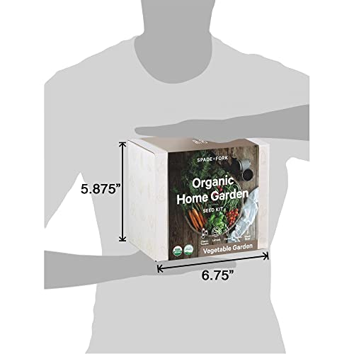 Organic Indoor Vegetable Garden Starter Kit Made in USA Certified