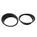 Matte Black Headlight Bezels Cover Guard Compatible for 2007-2017 Jeep Wrangler JK & Unlimited - 1 Pair