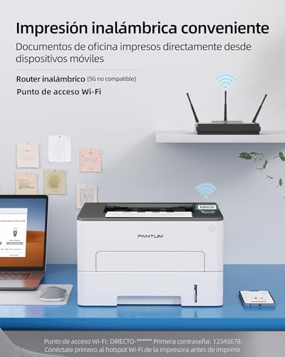 PANTUM P3018DW Double-Sided Monochrome WiFi/Ethernet/USB 30PPM Laser Printer