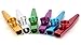 Foraineam 12 Pack 6 Colors Musical Music Instruments Metal Aluminum Kazoos