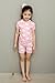 Vaenait Baby Kids Girls 2pcs Short Sleeve Pajama Sleepwear Set Sweet Claud Pink