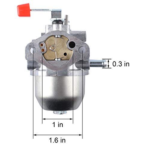 Gekufa 0C1535ASRV Carburetor Kit Fit for 4000XL 4000EXL GN220 Generac, Sears, Troy Built Portable Generators Replaces 0C1535AESV, C1535, 97747