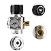 Mini CO2 Gas Regular 0-30PSI Keg Charger with '' 3/8 '' Thread for Homebrew Beer Kegging by MRbrew