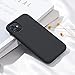 TORRAS Liquid Silicone Compatible for iPhone 11 Case 6.1-Inch, Soft Case, Full-Body Protective case with Microfiber Lining, Black