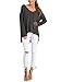 Simplee Apparel Women's Loose Long Sleeve Cross Back Cable Ribbed Knit Sweater,Green,One Size