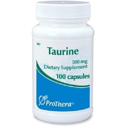 Taurine 500 mg - 100 Capsules by ProThera
