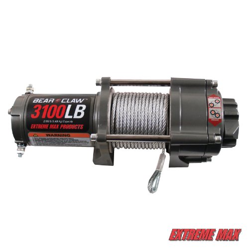 Extreme Max 5600.3072 Bear Claw ATV / UTV Deluxe Winch Package - 3100 lb