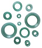PAIR 2g-38mm Green Jade Aventurine Concave Tunnels Organic Stone Plugs Ear Gauges Double Flare