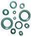 PAIR 2g-38mm Green Jade Aventurine Concave Tunnels Organic Stone Plugs Ear Gauges Double Flare