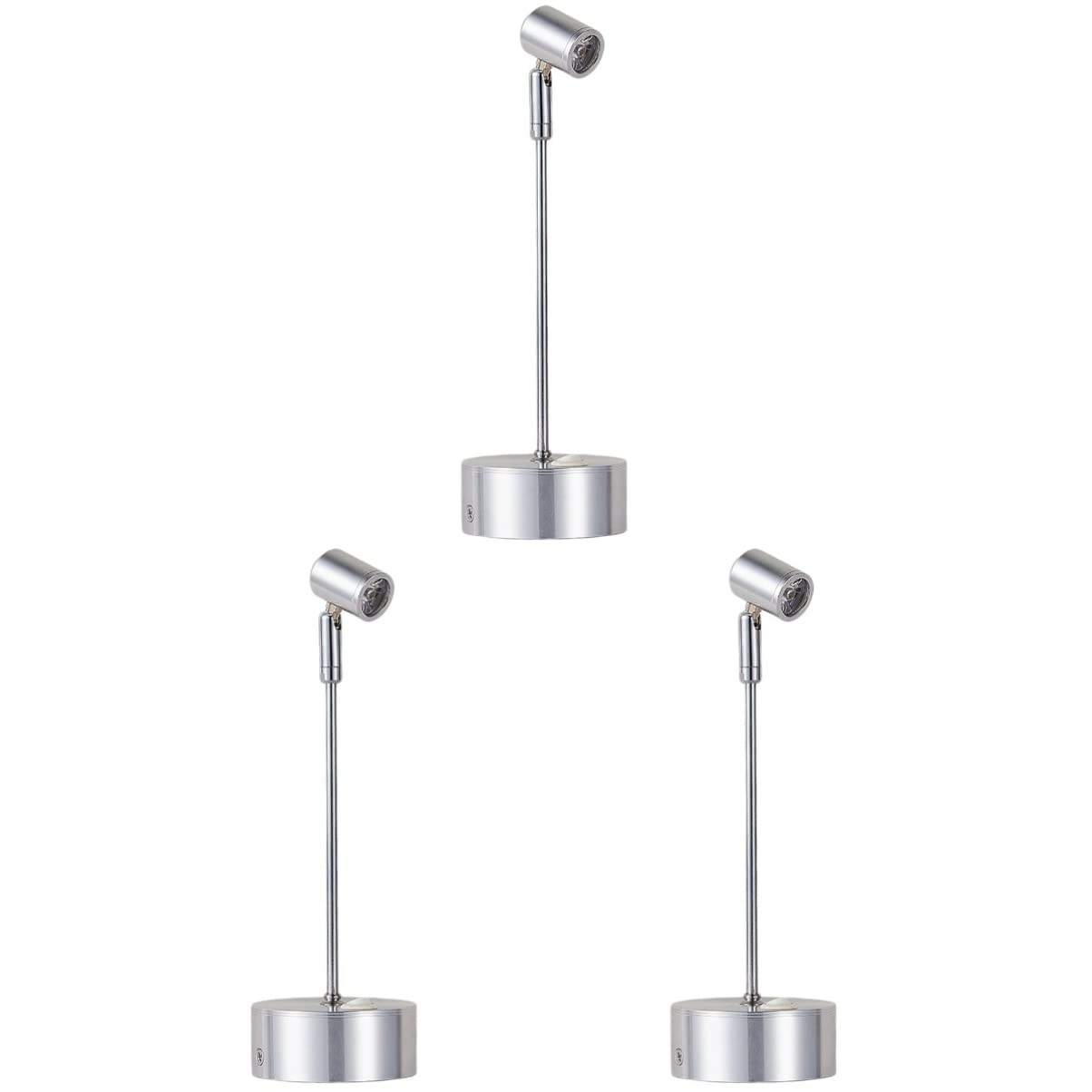 Photo 1 of Uonlytech 3 Pieces Led Showcase Spotlight Showcase Mini Display Lighting Cabinet Spotlight Track Lighting Indoor for Jewelry Counter