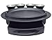 Butler Concepts The Fajita Butler Serving Set, with Cast Iron Skillet and Removable Handle, Heat-Resistant Base, Dual Sliding Tortilla Tray, 2 Condiment Holders with 4 Stainless Steel Ramekins