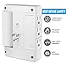 Wall Tap Surge Protector, Kasonic Top Power Strip 6 Power Outlets Plus 2 USB Ports Portable Wall-Mount Socket, Best Power Surge Protection Smart Charging for Home and Office (1 Pack)