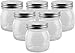Golden Spoon Mason Jars, With Regular Lids, and Lids for Drinking, Dishwasher Safe, BPA Free, (Set of 6) (10 oz)