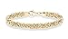 MiaBella 18K Gold Over Sterling Silver Italian Byzantine Bracelet for Women 6.5, 7, 7.25, 7.5, 8 Inch 925 Handmade in Italy (7.00)