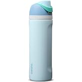 Owala FreeSip Insulated Water Bottle Bluebird 24 fl oz | Stainless Steel, Built-in Straw, Double-Wall Insulated, Flip-Top Lid
