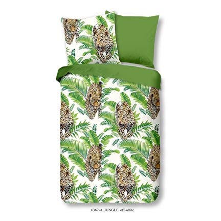 Good Morning Single Duvet Cover 135 x 200 cm No. 6367 Green