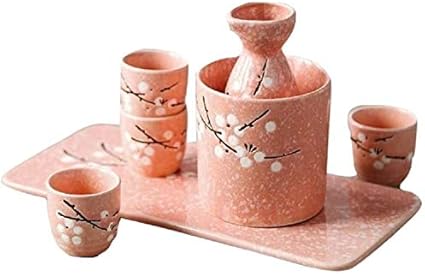 Amazon Morning Place 和風 とっくり 徳利 お猪口 セット 桜 かわいい お洒落 花見 宴会 晩酌 に 徳利 お猪口6個 温酒器 Morning Place 徳利 通販