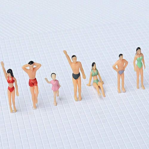 ZHIRCEKE 30pcs Architektonische Sandtisch Modell Material Mini künstliche Person Dekoration Figuren,Verschieden Sitzende… – Bild 5