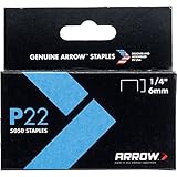 Arrow Fastener 224 5 Pack 1/4in. P22 Plier Type