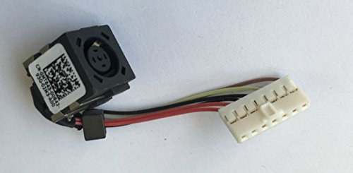 DC-IN Jack for Dell Alienware 14 R1 M14 X 5D8TK 05D8TK DC30100NG00, Power Jack Harness Port Connector Socket with Wire Cable