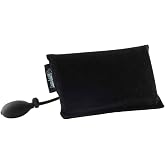 Innotech LumbAIRPlus Inflatable Lumbar Support Cushion, Black | Portable inflatable lumbar support cushion, enhanced adjustable air system, customized comfort, black