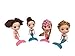 JJMG New 4Set Cake Toppers Decorating Disney Mermaid Dolls Ocean Princess Toy