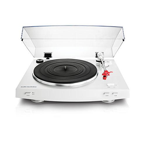 Audio-Technica AT-LP3WH Fully Automatic Belt-Drive Stereo Turntable, White