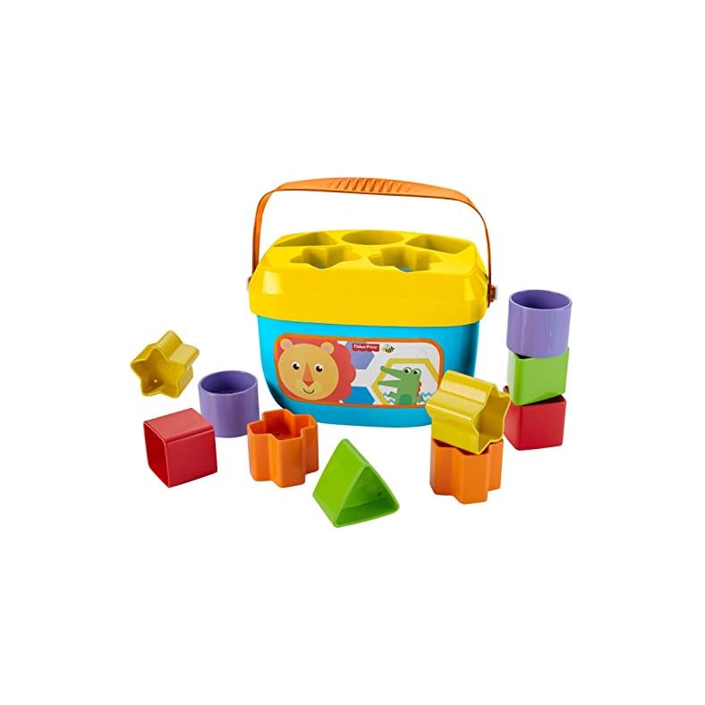 Fisher-Price Stacking Toy Baby’S First Blocks Set Of 10 Shapes For Sorting Play For Infants Ages 6+ Months Fisher-Price Stacking Toy Baby’S First Blocks Set Of 10 Shapes For Sorting Play For Infants Ages 6+ Months