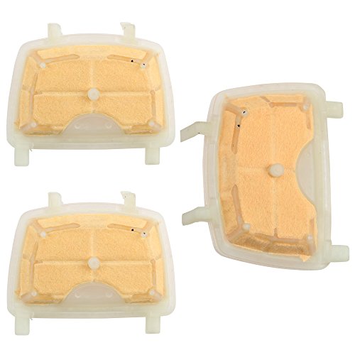 Buckbock (Pack Of 3 Air Filter For Stihl MS171 MS181 MS211C Chainsaw Rep # 1139 120 1602 1139 007 1800